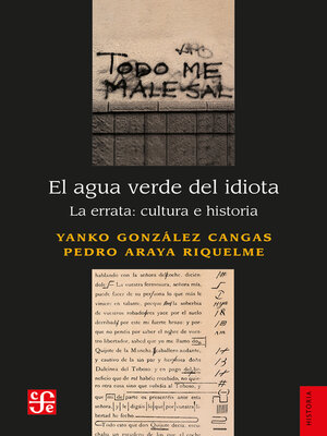 cover image of El agua verde del idiota